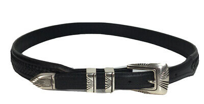 Men's Black Pinto Belt