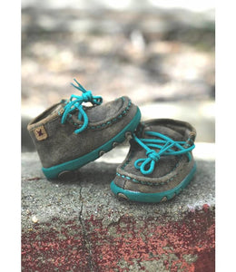 Twisted X Toddler Turquoise Trim Moc
